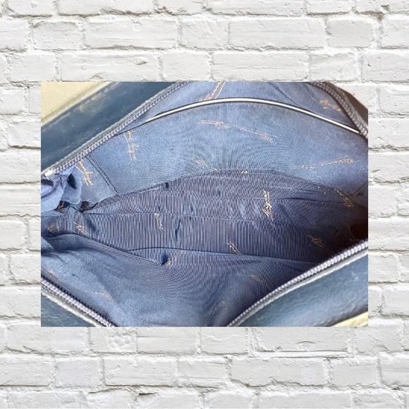 Etienne Aigner Navy Blue Shoulder Bag - Picture 4 of 5